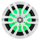 DS18 NXL 8" 2-Way Coaxial Marine Speaker w/ 125 Watts RMS 4-Ohm RGB LED Lights