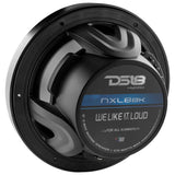DS18 NXL 8" 2-Way Coaxial Marine Speaker w/ 125 Watts RMS 4-Ohm RGB LED Lights