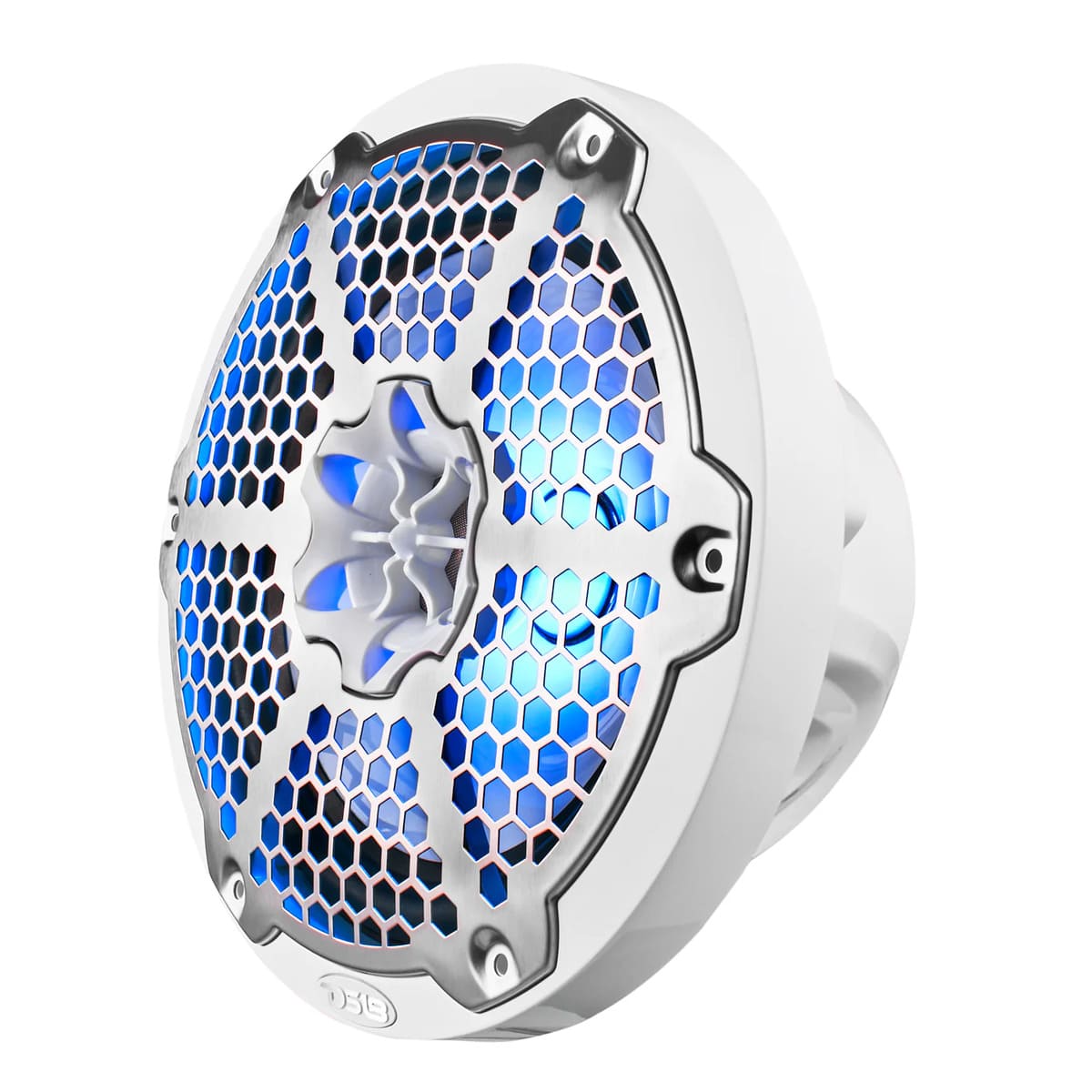 DS18 NXL 8" 2-Way Coaxial Marine Speaker With RGB LED Lights 125 Watts RMS 4-Ohm
