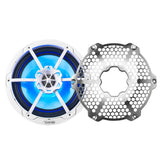 DS18 NXL 8" 2-Way Coaxial Marine Speaker With RGB LED Lights 125 Watts RMS 4-Ohm