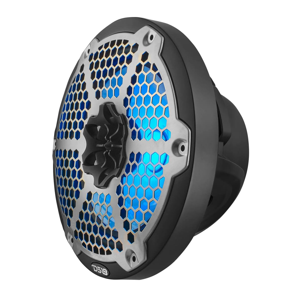 DS18 NXL 8" 2-Way Coaxial Marine Speaker With RGB LED Lights 125 Watts RMS 4-Ohm