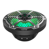 DS18 NXL 8" 2-Way Coaxial Marine Speaker With RGB LED Lights 125 Watts RMS 4-Ohm