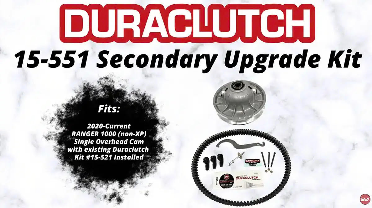 Duraclutch '20-'23 Polaris Ranger XP 1000 Secondary Clutch Upgrade Kit - 15-551