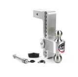 Weigh Safe 180 Hitch 10in Drop Hitch & 2.5in Shank (10K/18.5K GTWR) w/WS05 - Aluminum - LTB10-2.5-KA