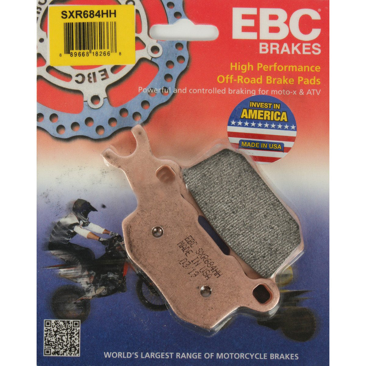EBC Can-Am Defender SXR Race Formula Brake Pads - Rear Left