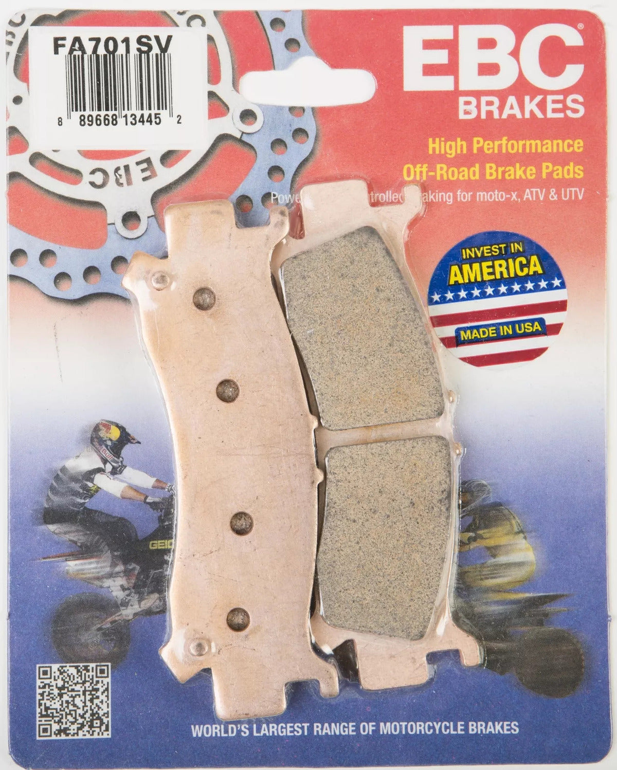 EBC Honda Pioneer 1000 SV Severe Duty Sintered Metal Brake Pads - Front