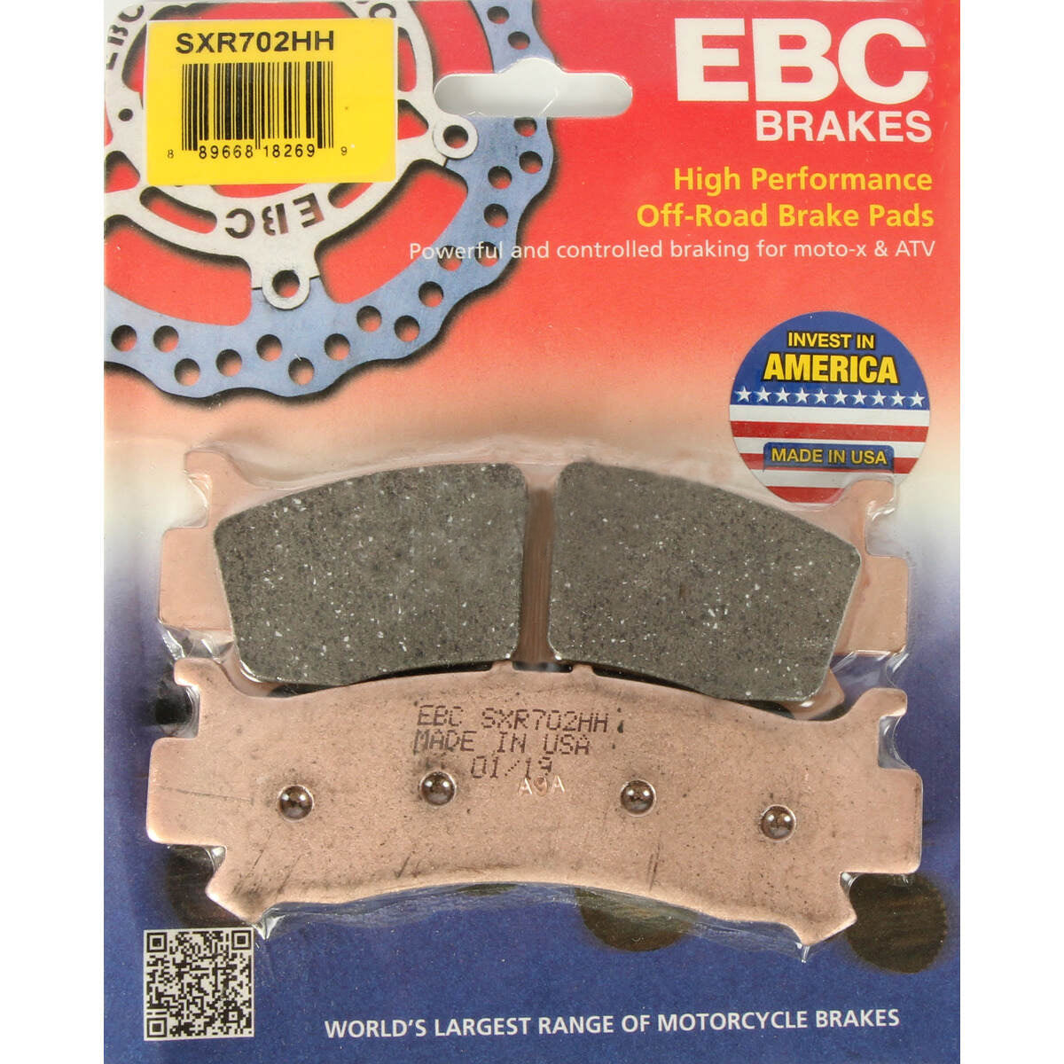 EBC Honda Pioneer 1000 SXR Race Formula Brake Pads - Metallic Front Right