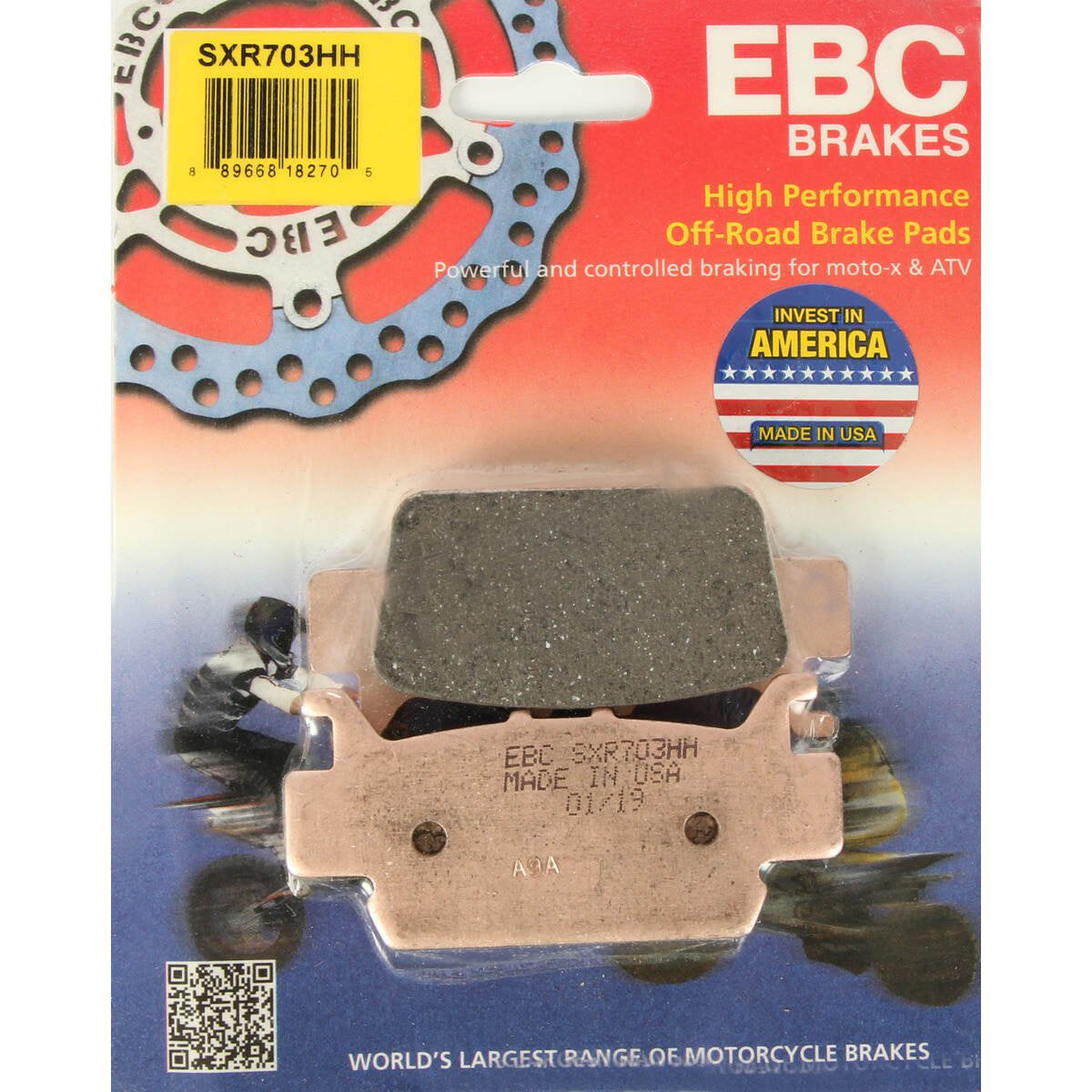 EBC Honda Talon/Pioneer SXR Race Formula Brake Pads - Metallic Rear Left