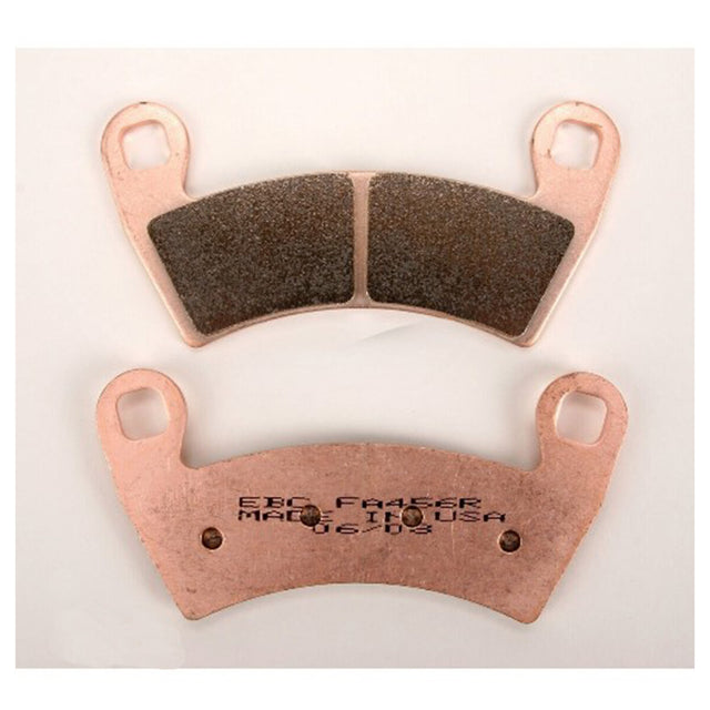 EBC Polaris RZR/General 1000 Long-Life Sintered R-Series Brake Pads - Metallic Rear