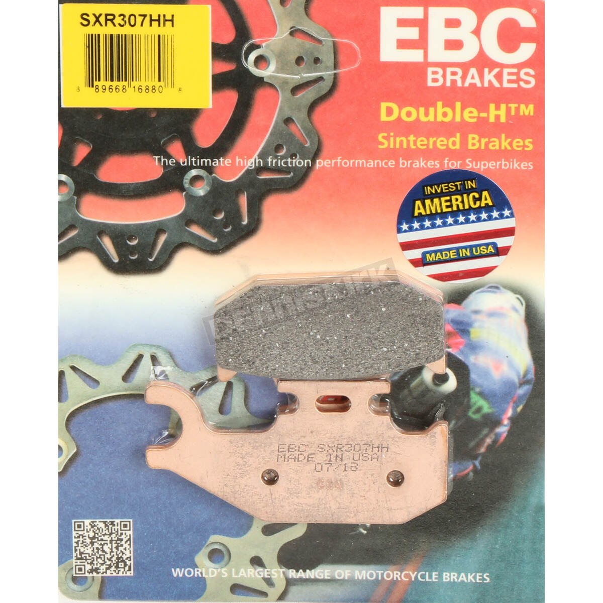 EBC SXR Side by Side Race Fomula HH Sintered Brake Pads - Metallic Front/Rear