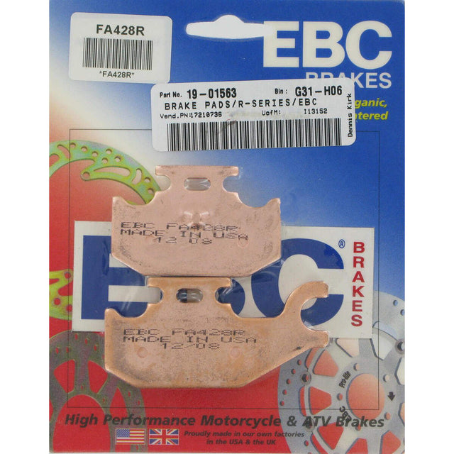 EBC Yamaha Rhino Long-Life Sintered R-Series Brake Pads - Metallic Rear