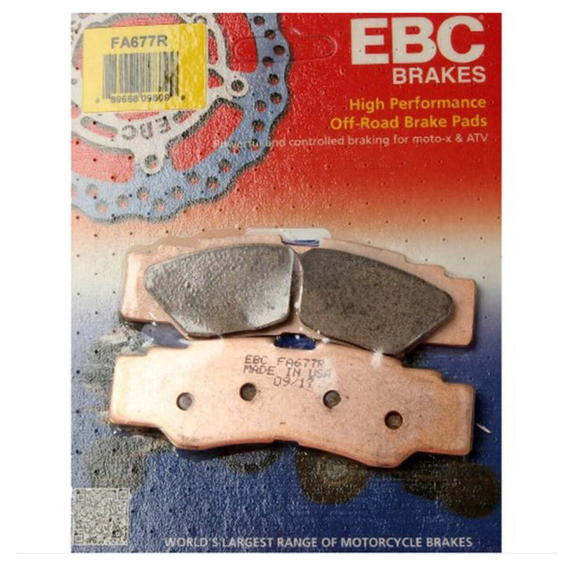 EBC Yamaha YXZ 1000 R Long-Life Sintered R-Series Brake Pads - Metallic Rear