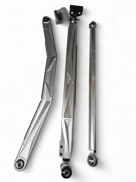Elekric Offroad '24+ Can Am Maverick R Anodized Clear High Clearance Adjustable Radius Rods
