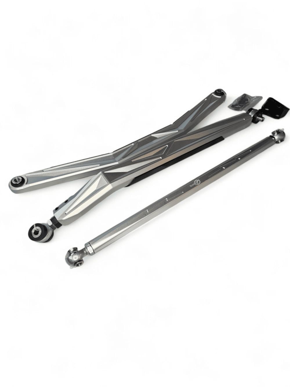 Elekric Offroad '24+ Can Am Maverick R Anodized Clear High Clearance Adjustable Radius Rods