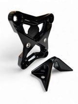 Elektric Offroad '17-'21 Can Am Maverick X3 Radius Rod Plate w/ Tow Hook - Black
