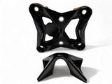 Elektric Offroad '17-'21 Can Am Maverick X3 Radius Rod Plate w/ Tow Hook - Black