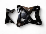 Elektric Offroad '17-'21 Can Am Maverick X3 Radius Rod Plate w/ Tow Hook - Black