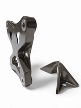 Elektric Offroad '17-'21 Can-Am Maverick X3 Radius Rod Plate w/ Tow Hook - Gunmetal