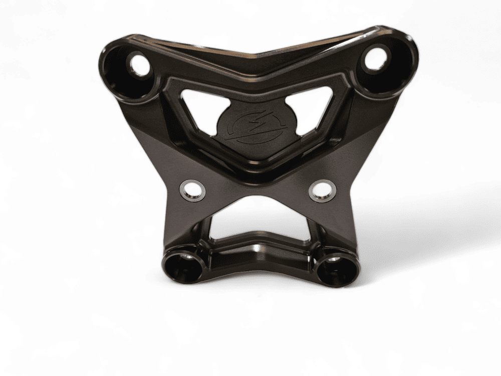 Elektric Offroad '17-'21 Can-Am Maverick X3 Radius Rod Plate w/ Tow Hook Gun Metal