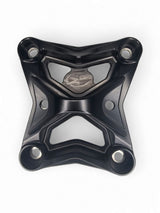 Elektric Offroad '17+ Can-Am Maverick X3 6 Bolt XL Radius Rod Plate w/ Tow Hook - Black