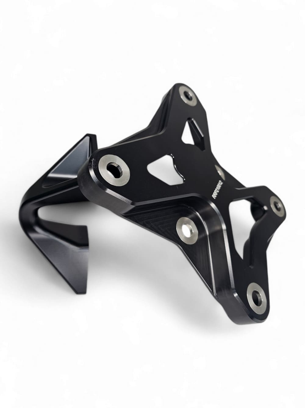 Elektric Offroad '17+ Can-Am Maverick X3 6 Bolt XL Radius Rod Plate w/ Tow Hook - Black