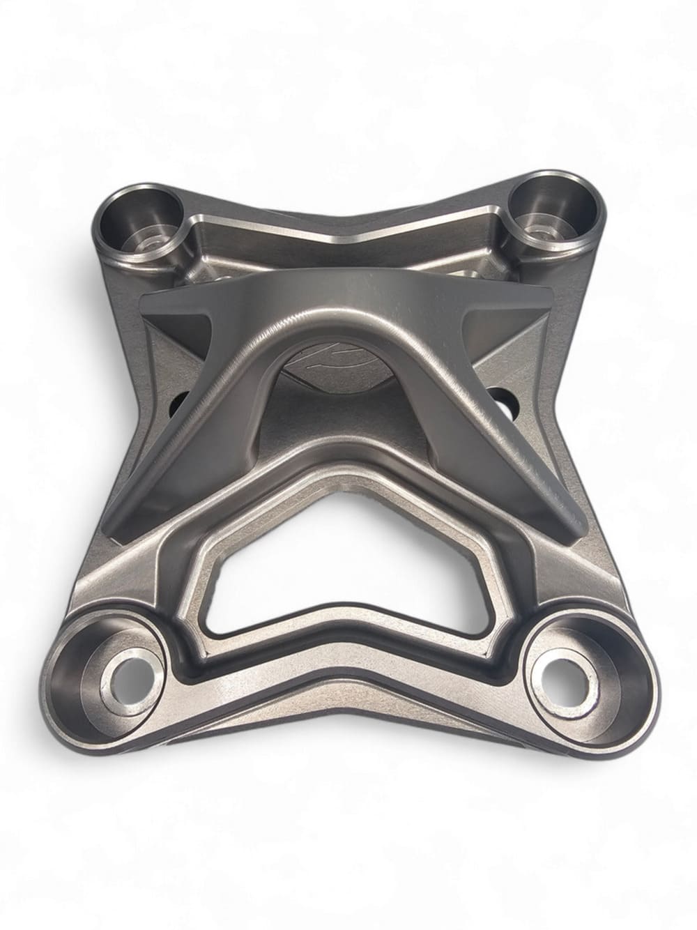 Elektric Offroad '17+ Can-Am Maverick X3 6 Bolt XL Radius Rod Plate w/ Tow Hook - Gunmetal
