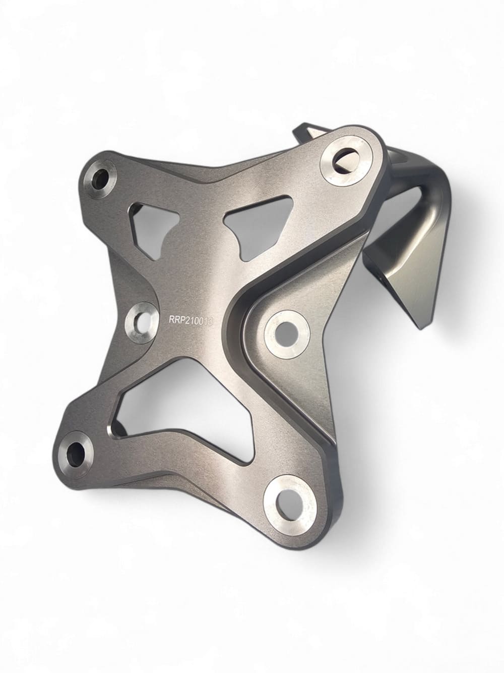 Elektric Offroad '17+ Can-Am Maverick X3 6 Bolt XL Radius Rod Plate w/ Tow Hook - Gunmetal