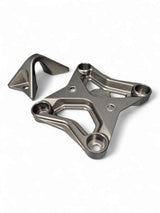 Elektric Offroad '17+ Can-Am Maverick X3 6 Bolt XL Radius Rod Plate w/ Tow Hook - Gunmetal