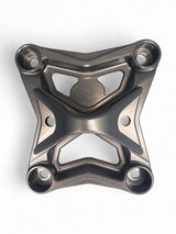 Elektric Offroad '17+ Can-Am Maverick X3 6 Bolt XL Radius Rod Plate w/ Tow Hook - Gunmetal