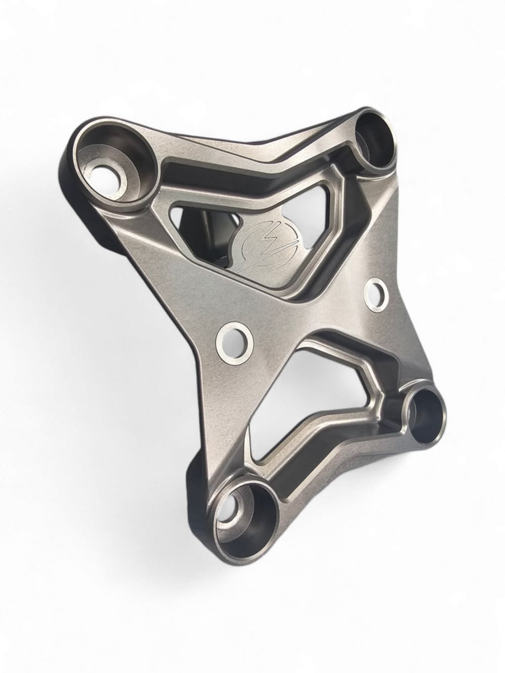 Elektric Offroad '17+ Can-Am Maverick X3 6 Bolt XL Radius Rod Plate w/ Tow Hook - Gunmetal