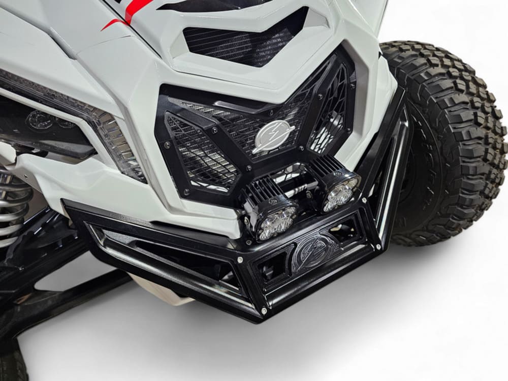 Elektric Offroad '17+ Can-Am Maverick X3 Machined Billet Front Winch Bumper - Black Anodize