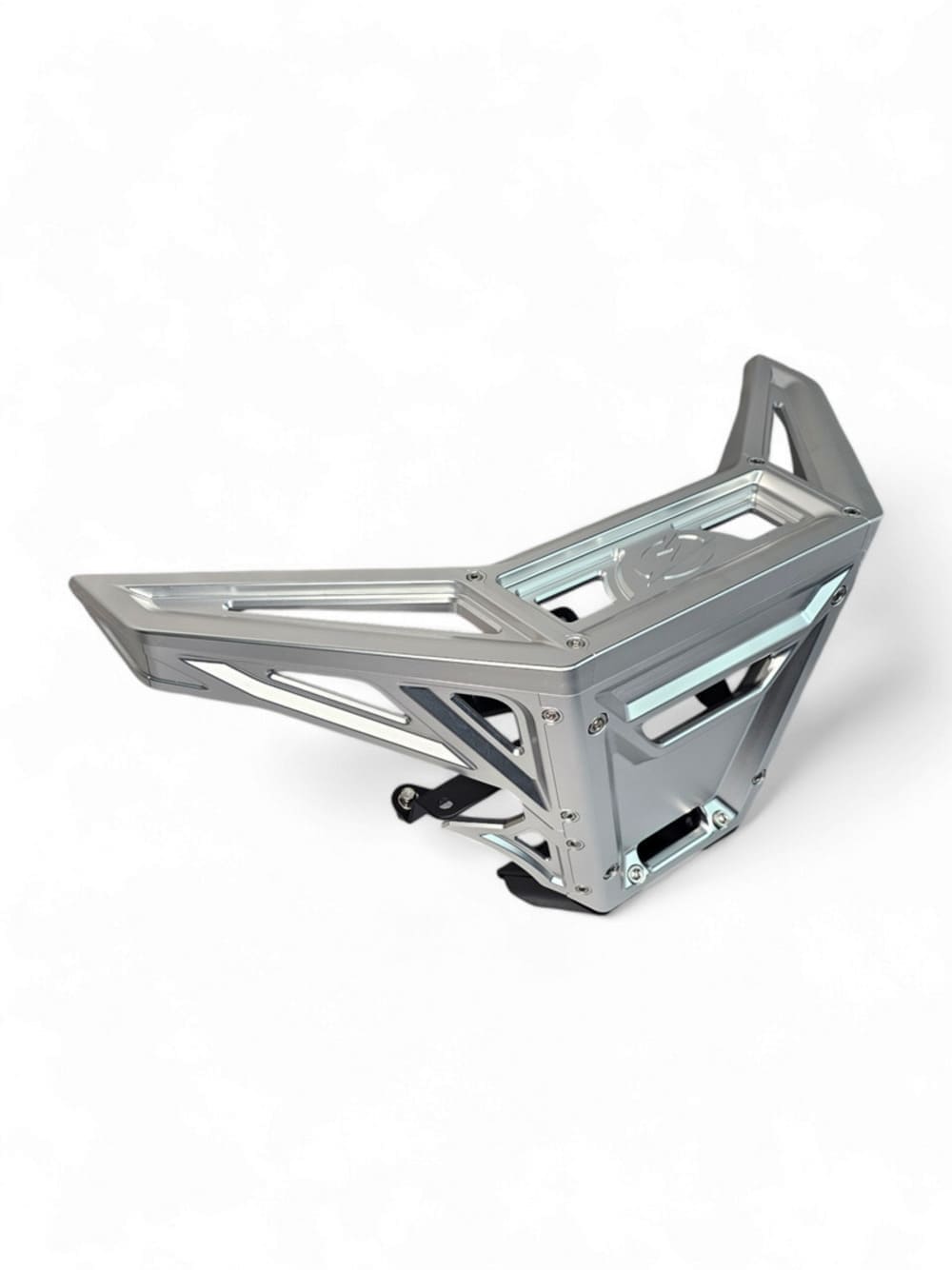 Elektric Offroad '17+ Can-Am Maverick X3 Machined Billet Front Winch Bumper - Clear Anodize