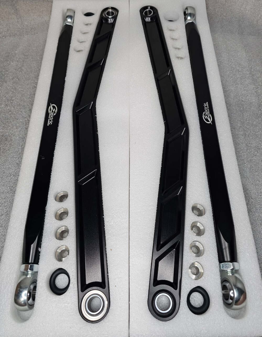 Elektric Offroad '20+ Polaris RZR Pro XP Radius Rods - Black