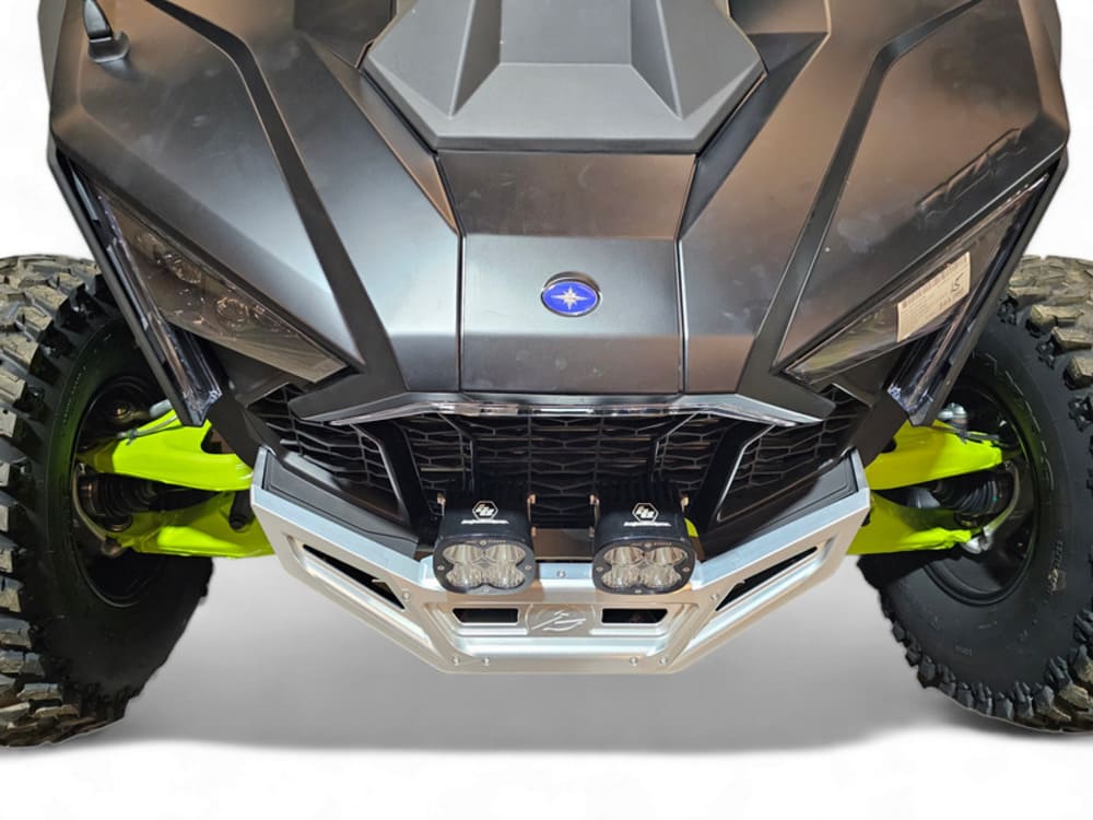 Elektric Offroad '22-'25 Polaris RZR Pro R Machined Billet Front Winch Bumper - Clear Anodize