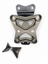 Elektric Offroad '22+ Can-Am Maverick X3 10 Bolt Radius Rod Plate w/ Pull Hook - Gunmetal