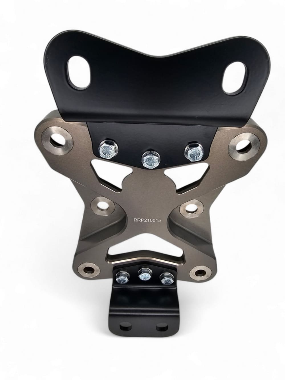Elektric Offroad '22+ Can-Am Maverick X3 10 Bolt Radius Rod Plate w/ Pull Hook - Gunmetal