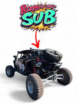 Elektric Offroad '22+ Polaris RZR Pro R Amp Rear Tire Rack & Rear Bumper Combo
