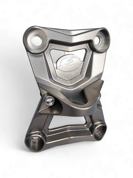 Elektric Offroad '22-'25 Polaris RZR Turbo R Radius Rod Plate w/ Tow Hook - Gunmetal