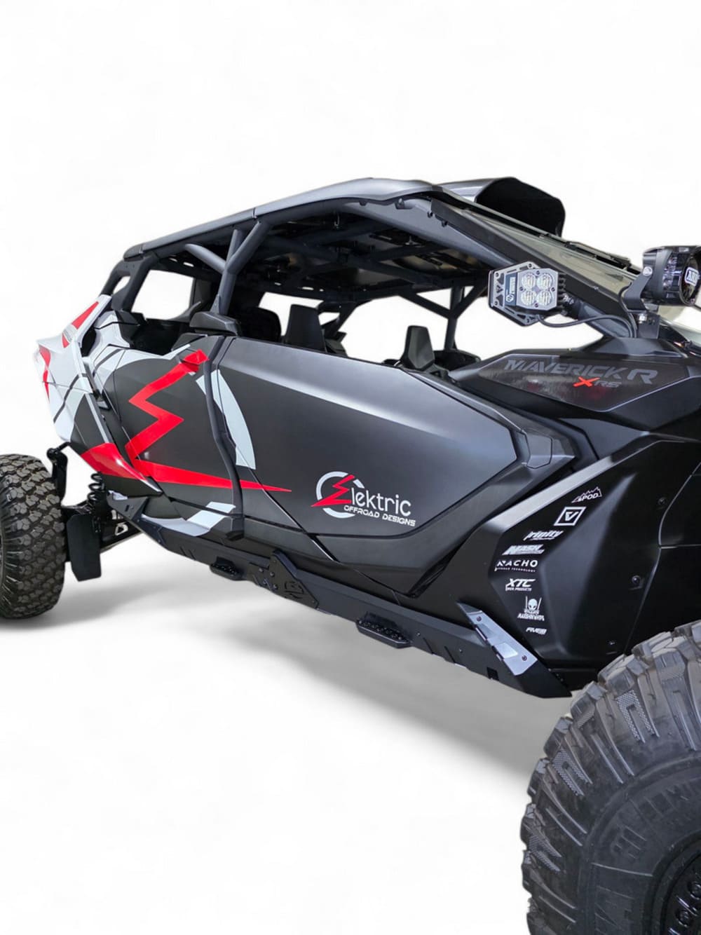 Elektric Offroad '24+ Can-Am Maverick R Volt Rocker Steps - 4 Seat
