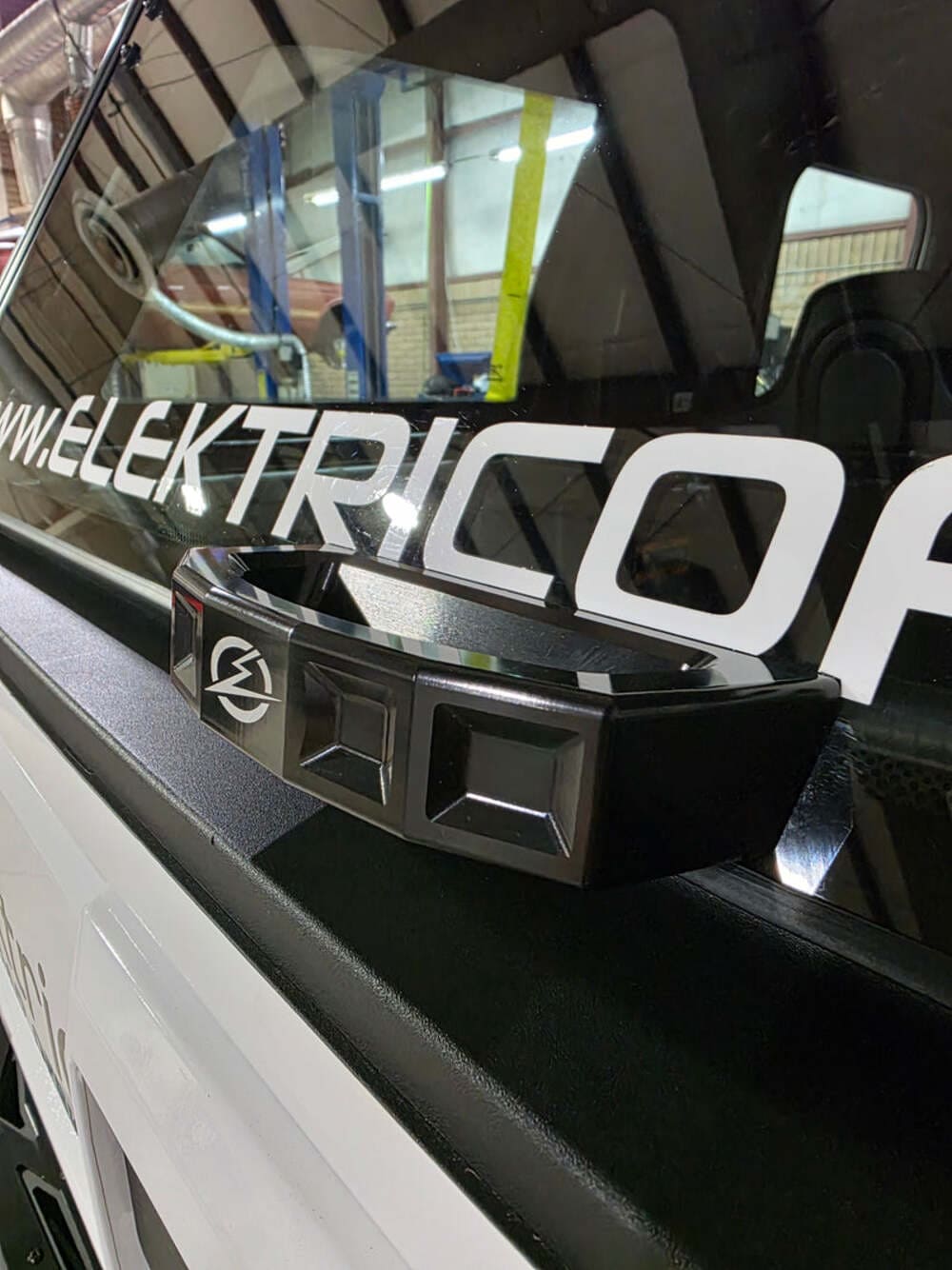 Elektric Offroad '24+ Polaris Xpeditio Rear Glass Handle - Anodized Black