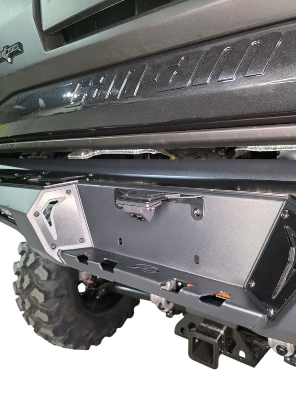 Elektric Offroad '26+ Can-Am Defender HD11 Volt Rear Bumper w/ Rear Camera Relocation Mount