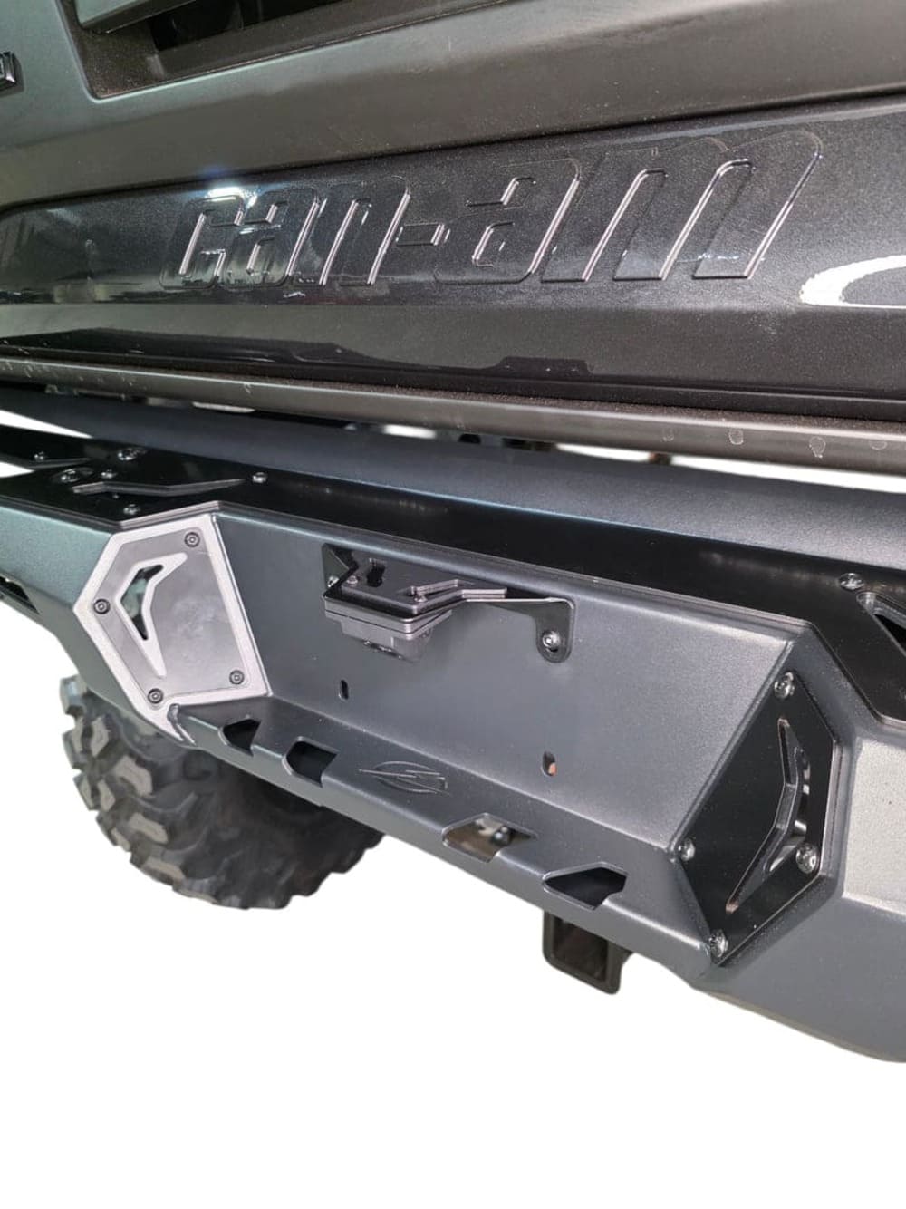 Elektric Offroad '26+ Can-Am Defender HD11 Volt Rear Bumper w/ Rear Camera Relocation Mount