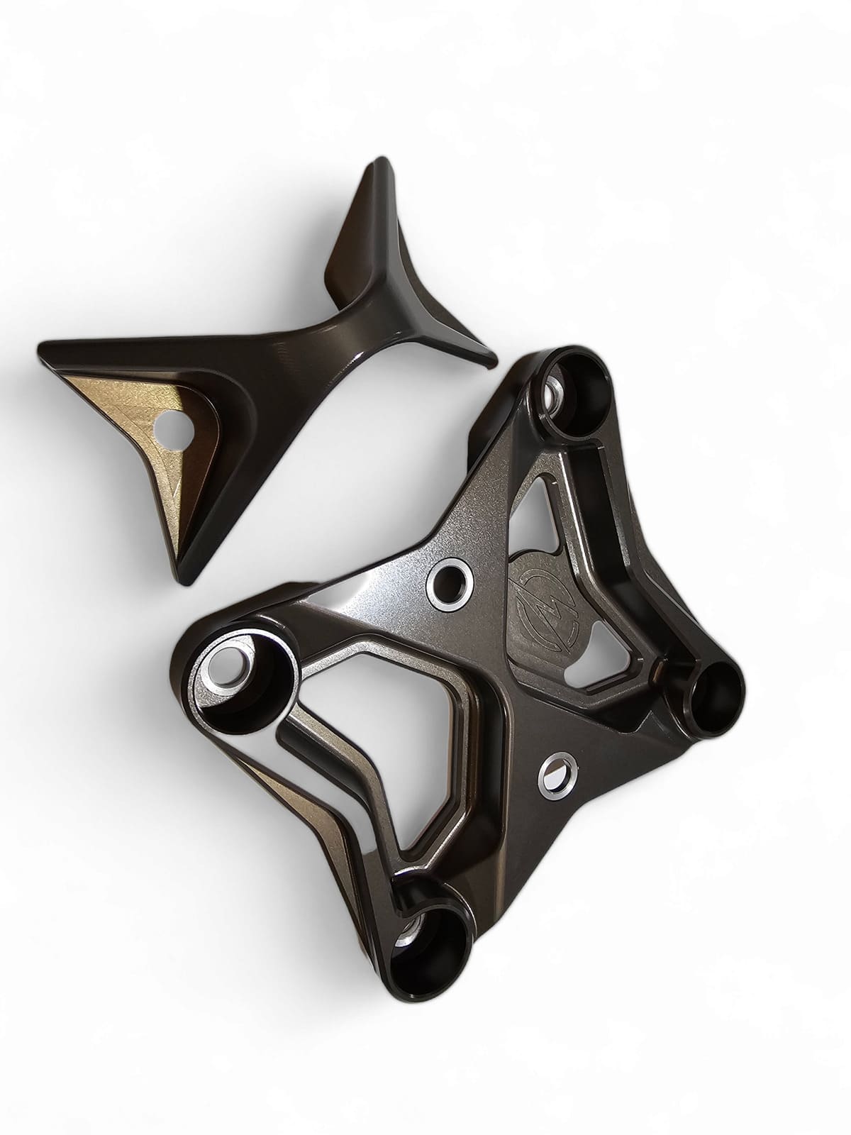 Elektric Offroad Designs '17-'21 Can-Am Maverick X3 EOD Radius Rod Plate with Tow Hook Gun Metal