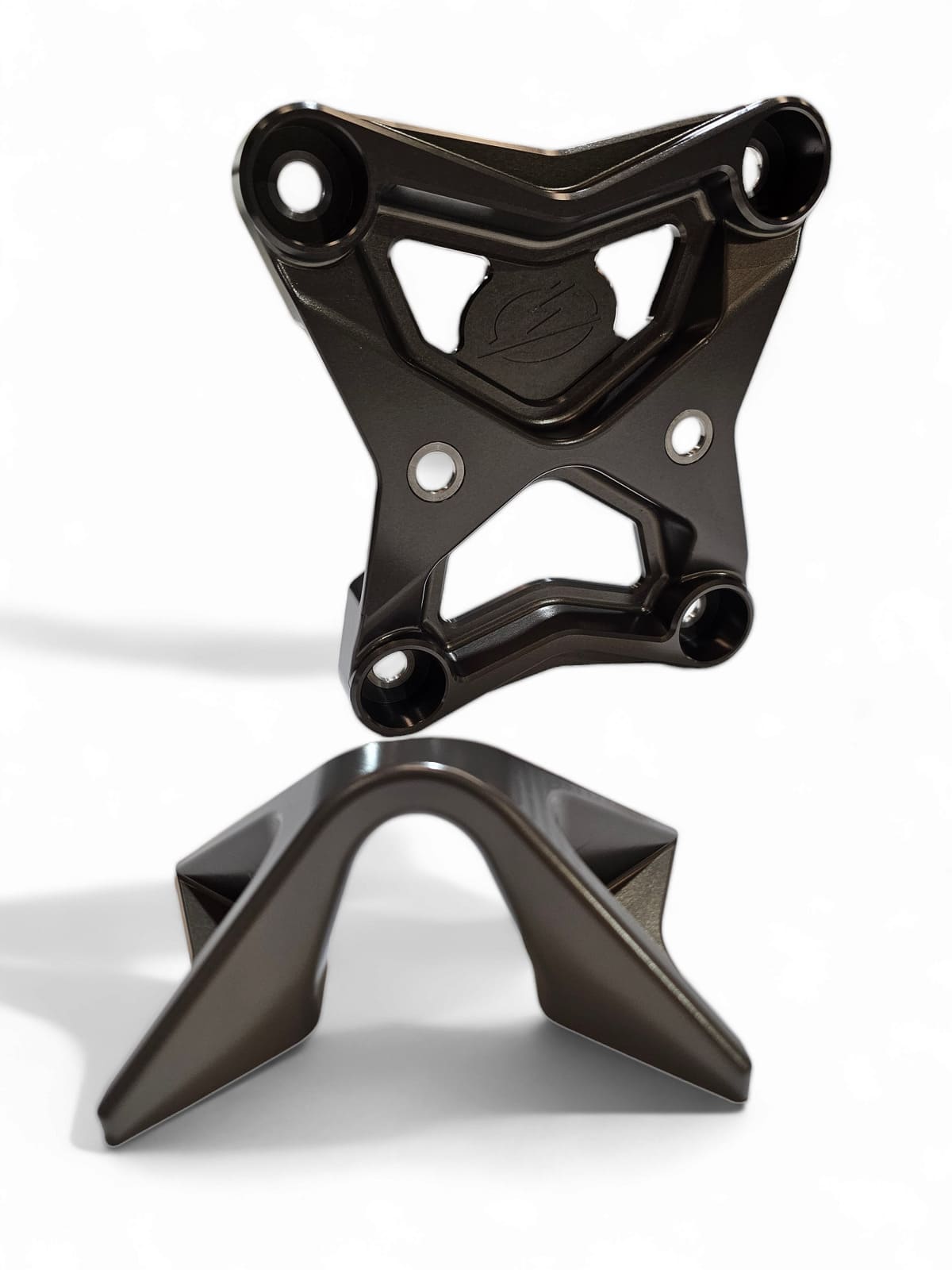 Elektric Offroad Designs '17-'21 Can-Am Maverick X3 EOD Radius Rod Plate with Tow Hook Gun Metal