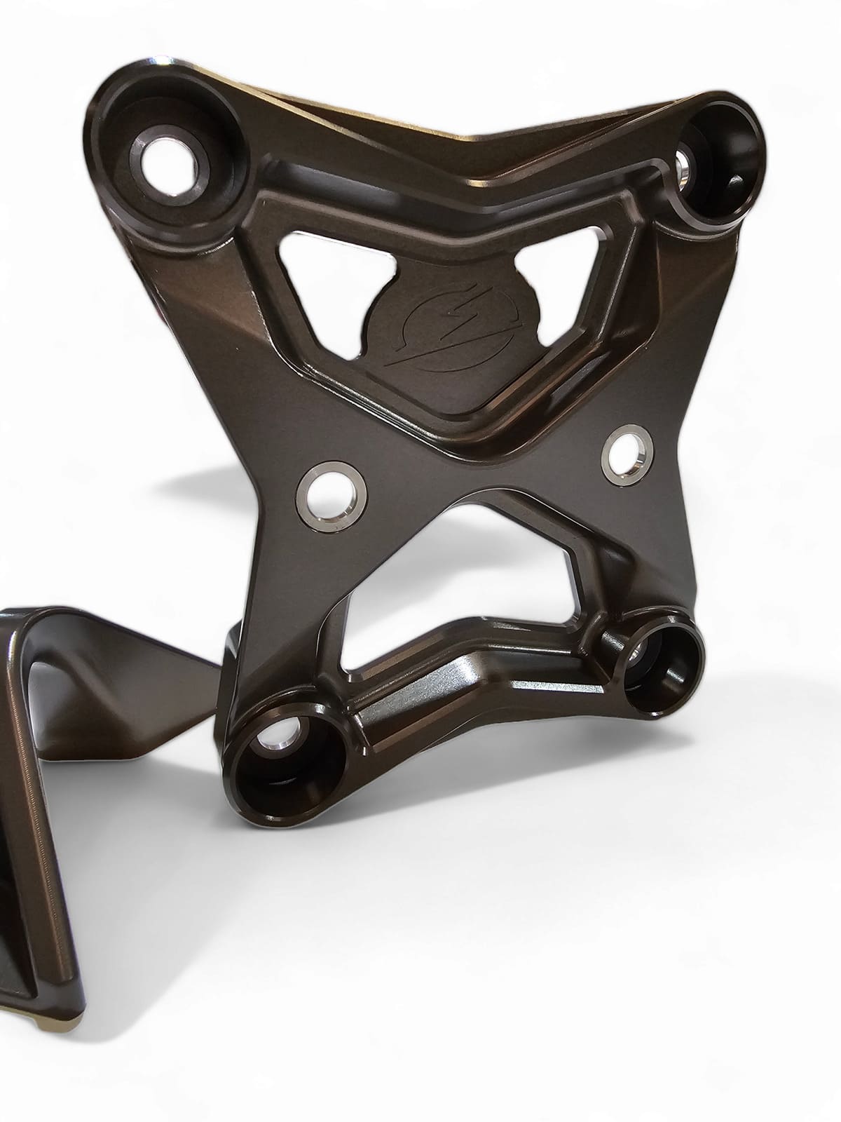 Elektric Offroad Designs '17-'21 Can-Am Maverick X3 EOD Radius Rod Plate with Tow Hook Gun Metal