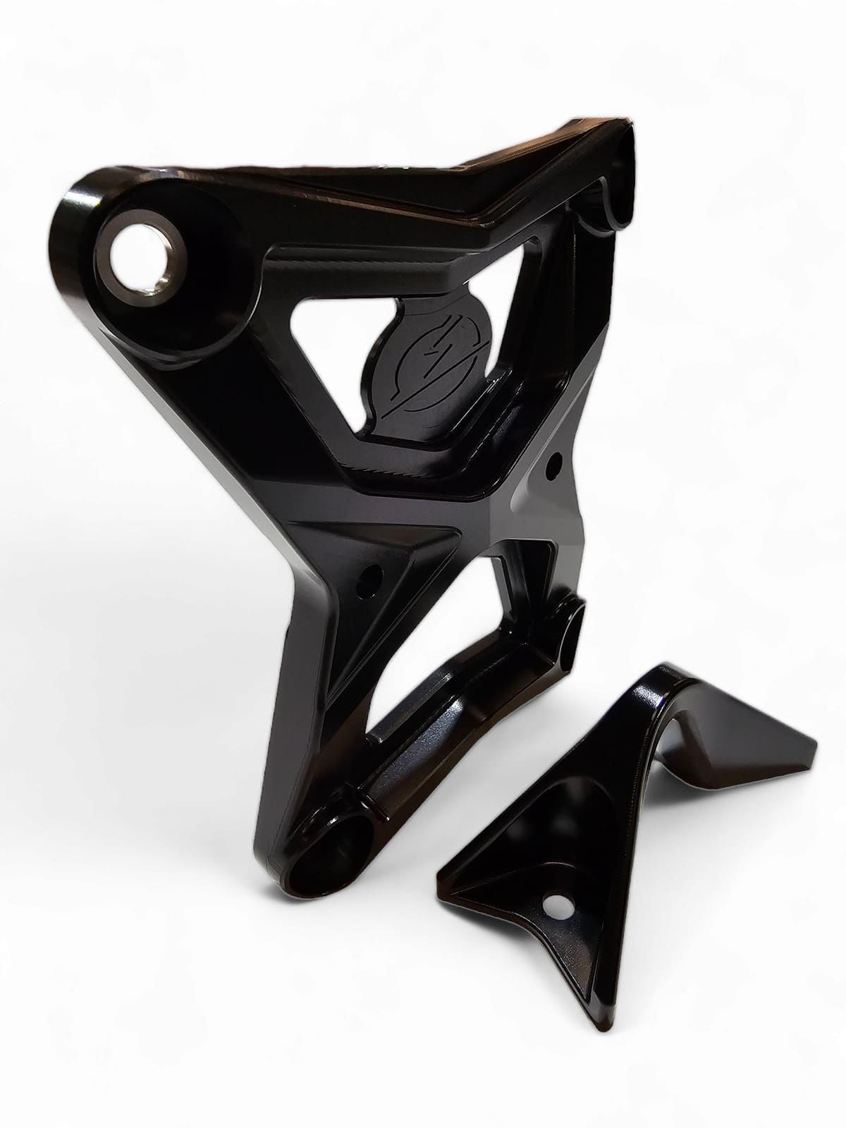 Elektric Offroad Designs '20+ Polaris RZR Pro XP Radius Rod Plate with Tow Hook Black