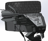 Elektric Offroad Designs '20+ Polaris RZR Pro XP Volt Bed Box Trunk Lid Spare Tire Mnt Add on (Tire Mount Only)