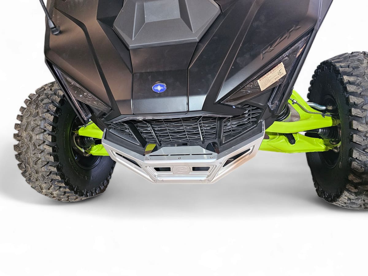 Elektric Offroad Designs '22+ Polaris RZR Pro R/ Turbo R Machined Billet Front Winch Bumper (Clear Hard Anodize)