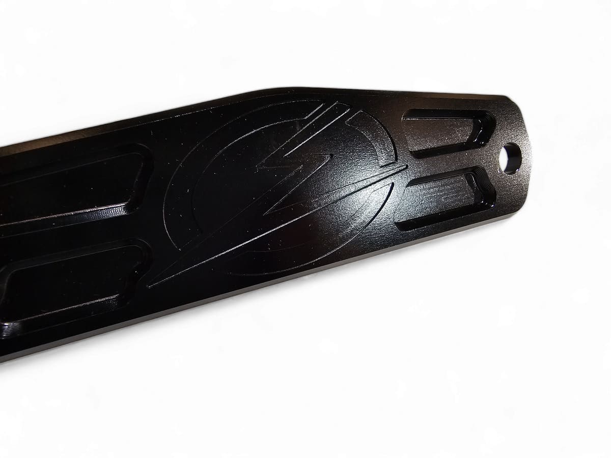 Elektric Offroad Designs UTV Winch Fairlead Cover Plate Black