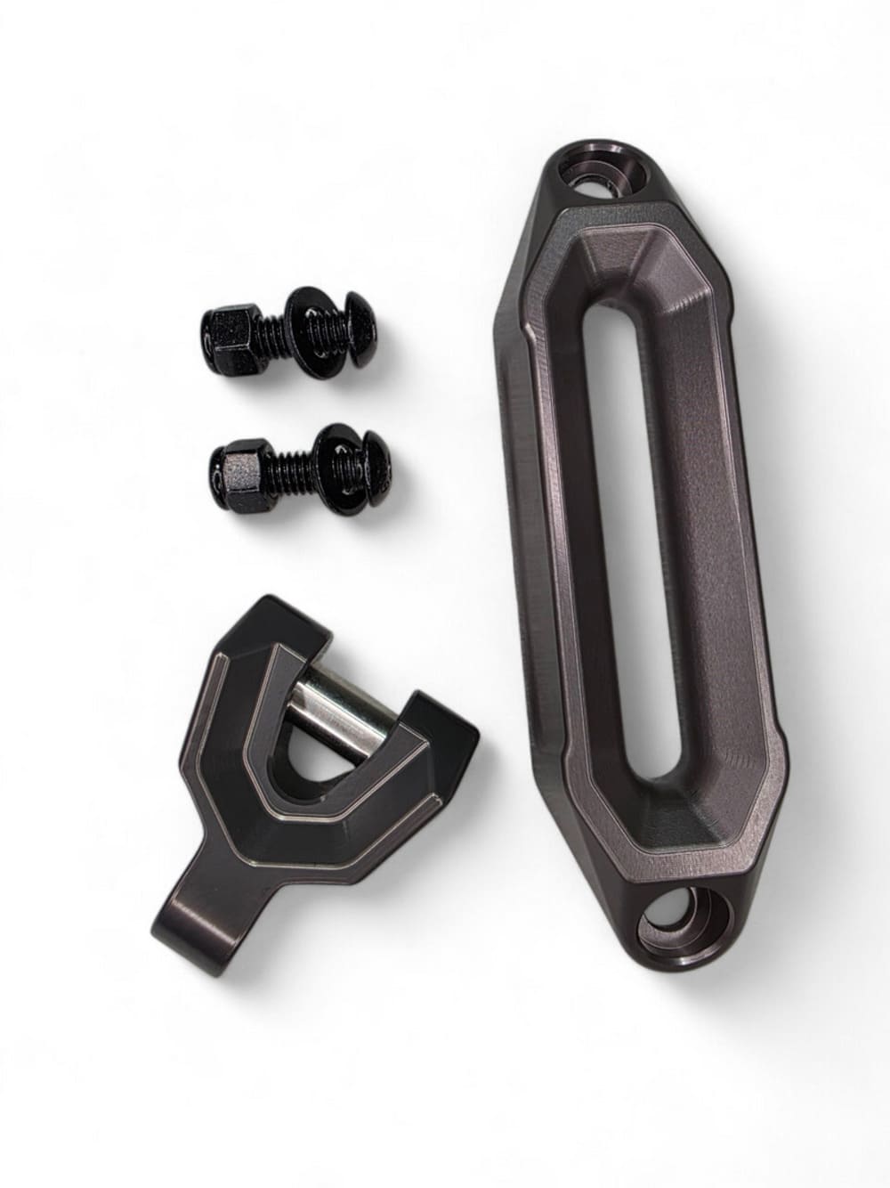 Elektric Offroad UTV Winch Fairlead & Hook - Gunmetal